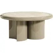 Vente-unique Couchtisch aus MDF – Beige und taupefarben lackiert – DIRAMA