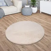 TT Home Wohnzimmer Kurzflor Einfarbig Modernes Design Waschbar