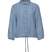 Street One Hemdbluse 3/4-Arm im Denim-Look