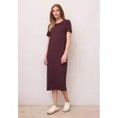 Street One Studio Midikleid Ohne Taschen in Unifarbe