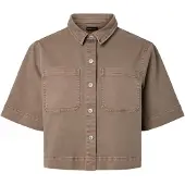 Pieces Pcsalume Kurzarmhemd | Beige | M