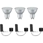 Paulmann 2Easy Einbauleuchten Basis-Set LED 3x3,5W 2700K 230V GU10 51mm