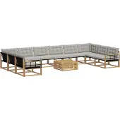 vidaXL Outdoor-Sofagarnitur