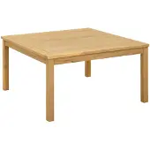 Syfax Couchtisch Helles Akazienholz 85 x 85 x 45 cm Massivholz Akazie