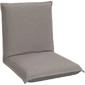 vidaXL Verstellbarer Fußsessel Taupe Stoff