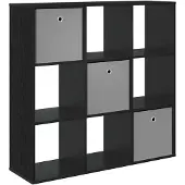 vidaXL Sideboard Schwarz Eichen-Optik 102 x 31 x 99,5 cm