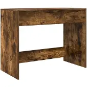 vidaXL Schreibtisch mit Schublade Räuchereiche 100 x 50 x 78 cm