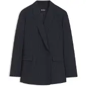 BOSS Regular-Fit Blazer aus Stretch-Crêpe mit Nadelstreifen Grösse 36