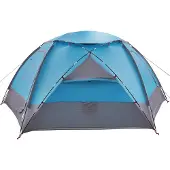 vidaXL Kuppelzelt mit abnehmbarem Regenfly 8 Personen Blau