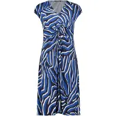Betty Barclay Jerseykleid "Jerseykleid mit Raffung", Damen, Gr. 42, EURO, blau (blau, blau), Obermaterial: 95% Viskose CV. 5% Elasthan EL., Kleider Jerseykleid