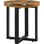 vidaXL Couchtisch Braun 40 x 40 x 45 cm Massives Teakholz