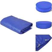 vidaXL Poolabdeckung PE Rund 540 cm 90 g/m² - Poolabdeckungen & -unterlagen
