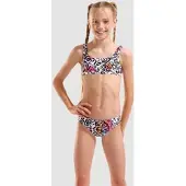 Arena Bustier-Bikini Mädchen Water Prints - Graffiti - 116