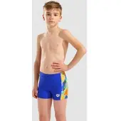 Arena Badeshorts Jungen Sticker - Neon Blue-multi - 152