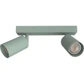 Lumicom Deckenleuchte Form M mit 2 verstellbaren Spots, GU10, minimalistisch, 10x21cm