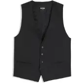 BOSS Slim-Fit Weste aus Schurwoll-Serge Grösse 44