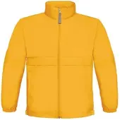 B&C Ungefütterter Kinder Windbreaker Sirocco JK950 gold 3/4 (98/104)