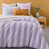 La redoute interieurs Duvetbezug Tamori Violet Aus Baumwolle