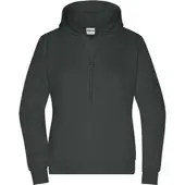 James & nicholson Damen Lounge Kapuzen Sweater Sweatshirt 8033 graphite M