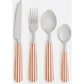 La redoute interieurs Menagerie 16 Besteckteile Mit Gestreiften Griffeln, Leela