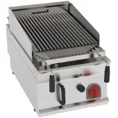 EURAST - Lavastein-gasgrill auftisch - 400x700x280 mm - 8 Kw - 47741317