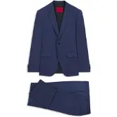 HUGO Zweiteiliger Slim-Fit Anzug aus Performance-Stretch-Twill Grösse 102