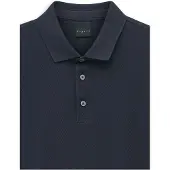 Bugatti Poloshirt , Herren, Gr. L, blau (390, marine), 100% Baumwolle, unifarben, normal, ohne Ausschnitt, Shirts Poloshirt, mit einer Baumwoll-Struktur