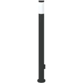 vidaXL Pollerleuchte mit Auslass 110 cm Edelstahl IP44