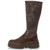 Art für Damen. 119561212003_012 Lederstiefel 1956 Antwerpen braun (40), 3 bis 5 cm, Nobuck, Reißverschluss, Lässig