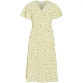 Vila Lovie Wrap Kurzarm Midi-kleid