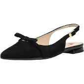 Högl Leder-Slingballerinas "Pretty" in Schwarz - 38