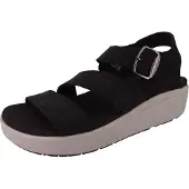 Keen Ellecity Backstrap Leder Damen Sandalen schwarz 36
