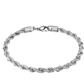 True Rebels Armband aus Edelstahl in silber | Gr.: 23 cm