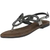 Lazamani Sandalen Sandalen Leder/Textil