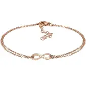Elli Armband Infinity Symbol Love Unendlich 925 Sterling Silber Elli Rosegold