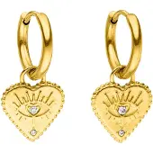Purelei Bright Heart Ohrringe Gold Größe: OS | Ohrringe Outlet | Damen | Gelb
