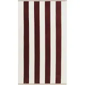 Gant Strandtuch - STRIPE BEACH TOWEL, Duschtuch, Frottee, Bio-Baumwolle, Streifen Kastanienbraun / 100x180cm