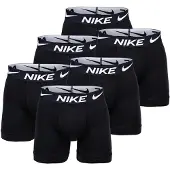 Nike Herren Boxer Shorts, 6er Pack - Boxer Briefs, Dri-Fit Micro, Logobund