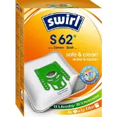 Swirl Staubsaugerbeutel S62 / S 62 EcoPor für Siemens / Bosch Typ: D E F