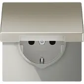 JUNG ES1521KL SCHUKO Steckd.m.Klappd. (ES1521KL)