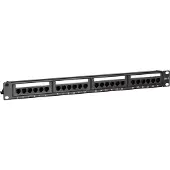 Dsit Patchpanel 19" CAT6 UTP - 24 ports