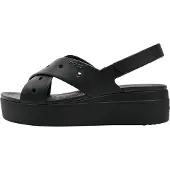 Crocs Sandalen Brooklyn 4U Cross Strap Sandal 212254 Schwarz