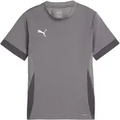 Puma Teamgoal Matchday Jersey jr cast iron-white-shadow gray (13) 176