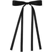 Beauty Flow Olivia Bow Barrette Deep Black 1 stk.