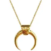 Everneed Luna Mondhalskette - Gold (U)