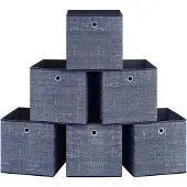 Songmics Aufbewahrungsbox 6er Set nebelblau RFB006I01