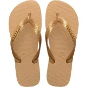 Havaianas Slipper mit Metallic-Logo-Aufdruck