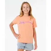 Rip Curl RipCurl Molokaï Crew Tee-girl salmon (0130) 10
