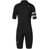 Hurley Advant 2/2 Mm Springsuit Kurzarm-shorty Mit Rückenreißverschluss