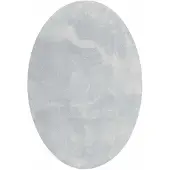 vidaXL Bereichsteppiche Oval HUARTE Grau 160 x 230 cm 100 %Polyester